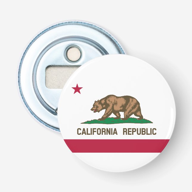 Abrebotellas Bandera de estado de California (Anverso)