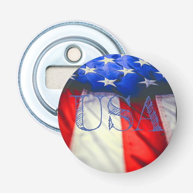 Abrebotellas Bandera de Estados Unidos (Anverso)
