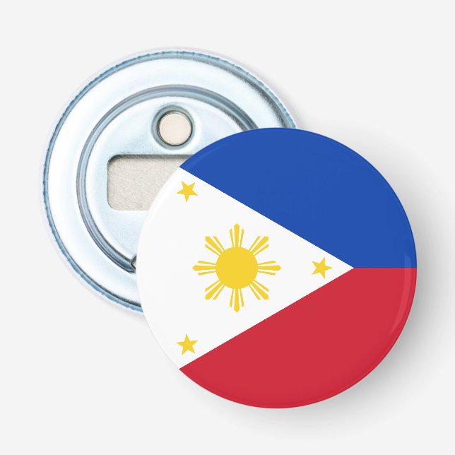 Abrebotellas Bandera de Filipinas (Anverso)