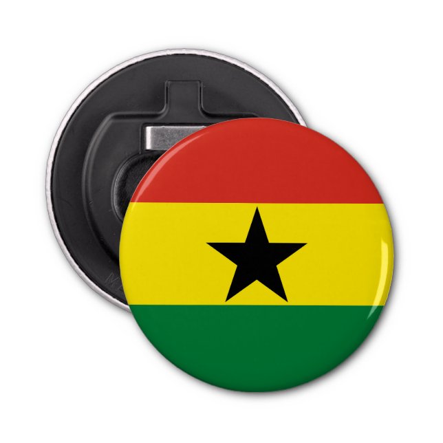Abrebotellas Bandera de Ghana (Anverso)
