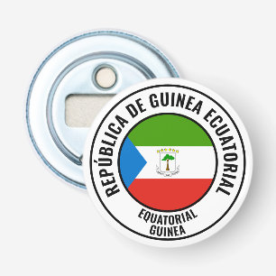 Abrebotellas Bandera de Guinea Ecuatorial espléndida patriótica