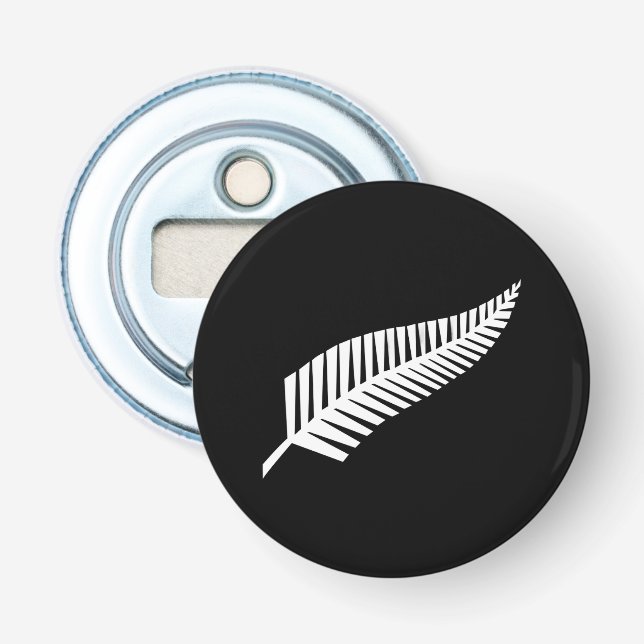 Abrebotellas bandera de helecho plateado (NZ) (Anverso)