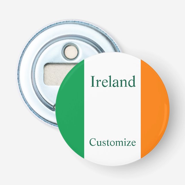 Abrebotellas Bandera de Irlanda Thunder_Cove (Anverso)