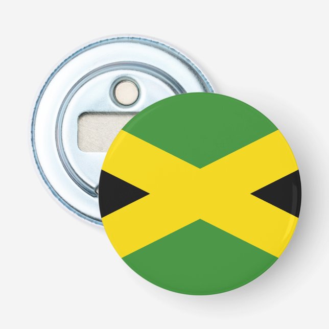 Abrebotellas Bandera de Jamaica (Anverso)