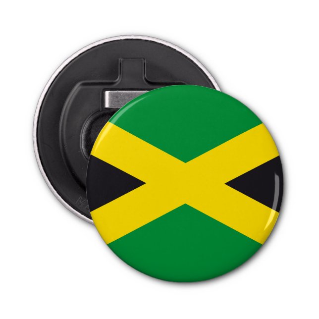 Abrebotellas Bandera de Jamaica (Anverso)