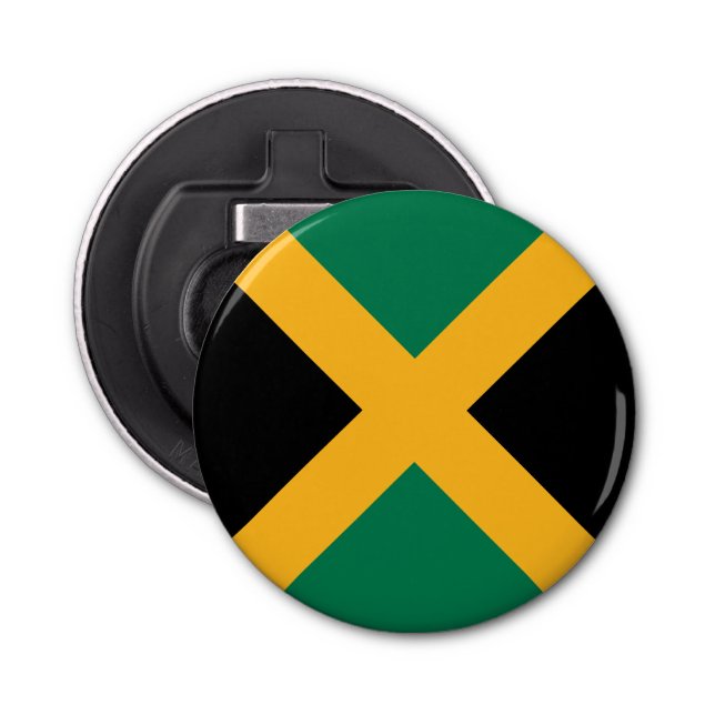 Abrebotellas Bandera de Jamaica (Anverso)
