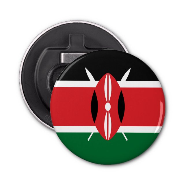 Abrebotellas Bandera de Kenia (Anverso)