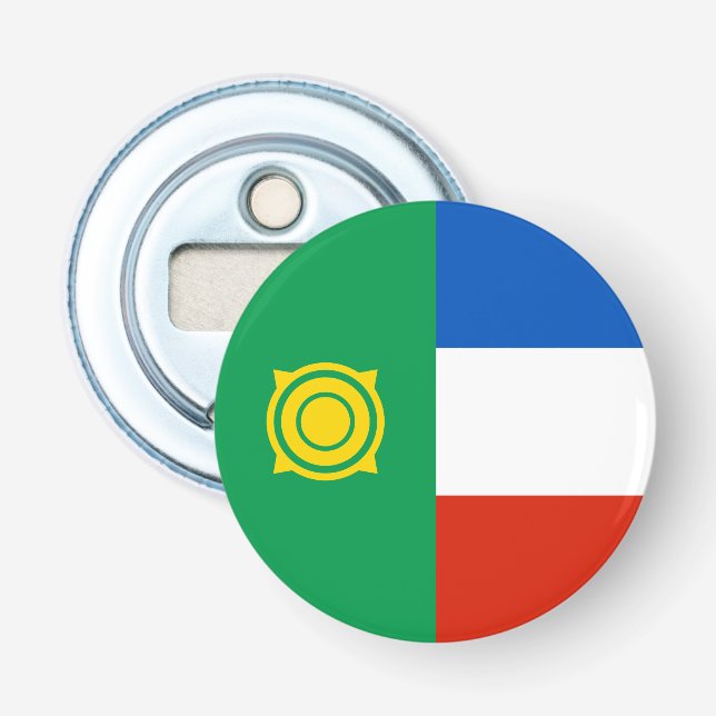 Abrebotellas Bandera de Khakasia (Anverso)