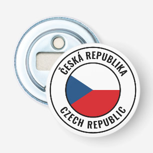 Abrebotellas Bandera de la República Checa espléndida Patriótic