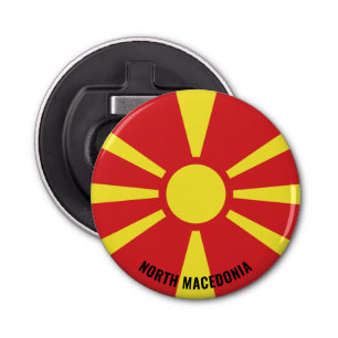 Abrebotellas Bandera de Macedonia del Norte Delight Patriotic