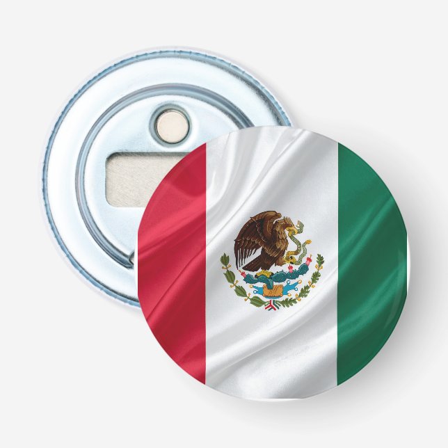 Abrebotellas Bandera de México (Anverso)