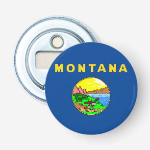 Abrebotellas Bandera de Montana