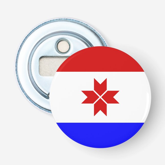 Abrebotellas Bandera de Mordovia (Anverso)