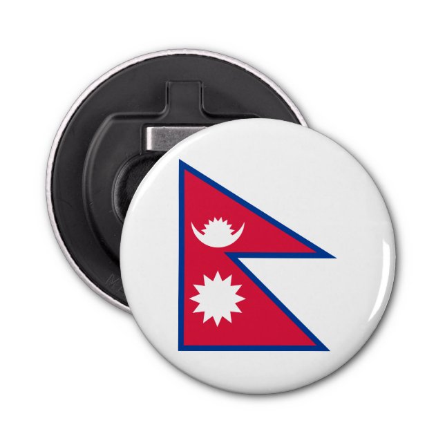 Abrebotellas Bandera de Nepal (Anverso)