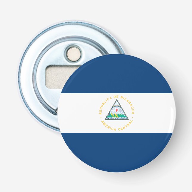 Abrebotellas Bandera de Nicaragua (Anverso)
