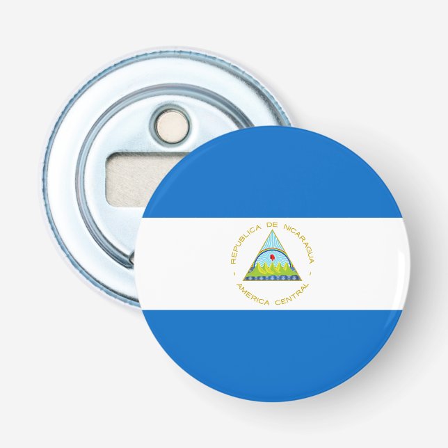 Abrebotellas Bandera de Nicaragua (Anverso)