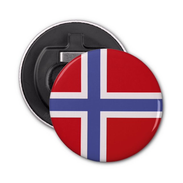Abrebotellas Bandera de Noruega (Anverso)