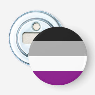 Abrebotellas Bandera de Orgullo Asexual