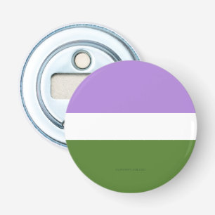 Abrebotellas Bandera de orgullo genderqueer de SlipperyJoe's la