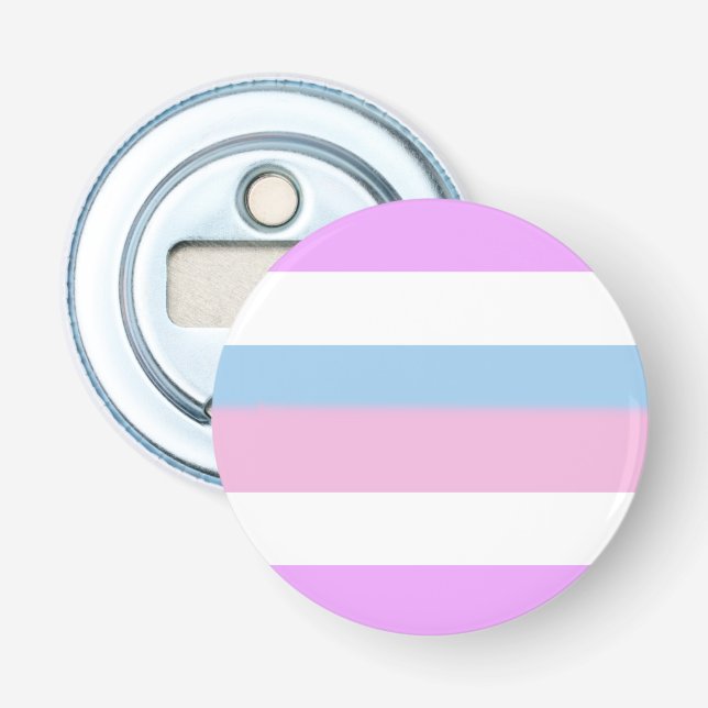 Abrebotellas Bandera de orgullo intersexual (Anverso)