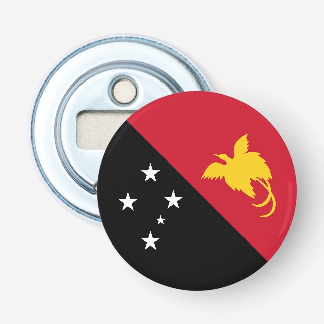 Abrebotellas Bandera de Papúa Nueva Guinea (Anverso)
