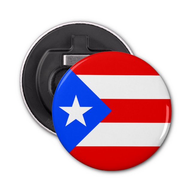 Abrebotellas Bandera de Puerto Rico (Anverso)
