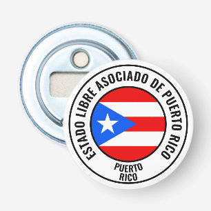 Abrebotellas Bandera de Puerto Rico Abierto de Botella Patrióti