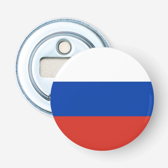 Abrebotellas Bandera de Rusia (Anverso)