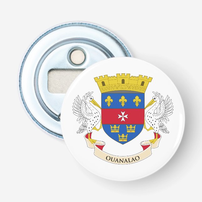 Abrebotellas Bandera de San Bartolomé (Anverso)
