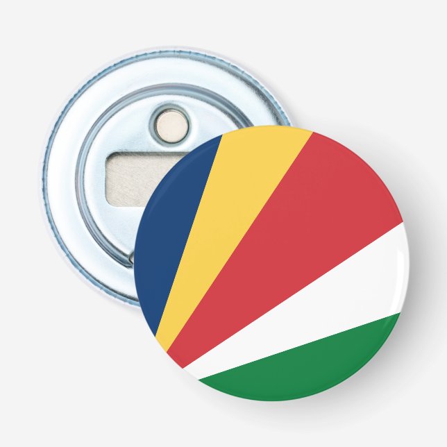 Abrebotellas Bandera de Seychelles (Anverso)