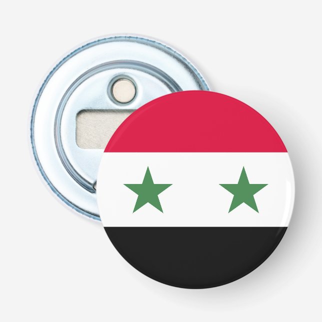 Abrebotellas Bandera de Siria (Anverso)