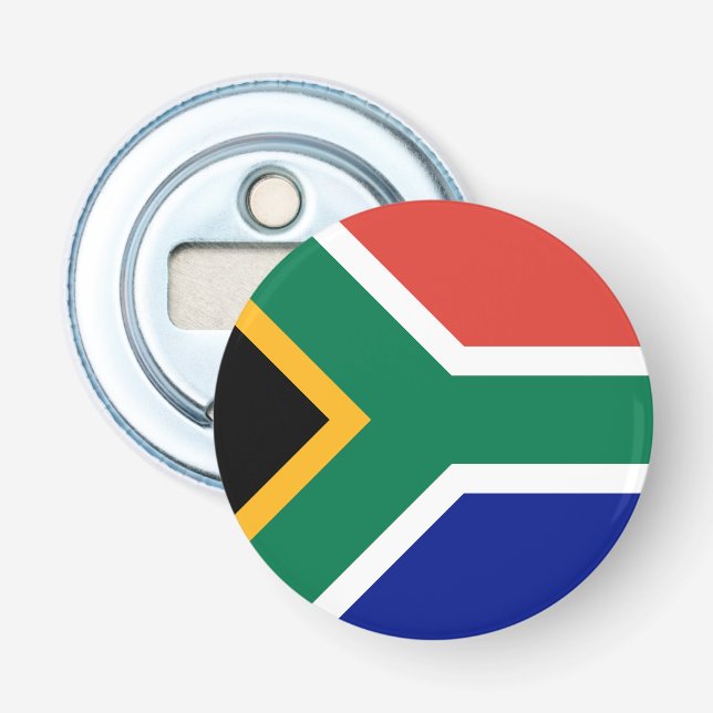 Abrebotellas Bandera de Sudáfrica (Anverso)