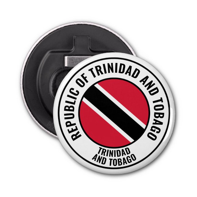 Abrebotellas Bandera de Trinidad y Tobago: espléndida patriótic (Anverso)