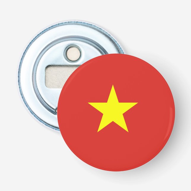 Abrebotellas Bandera de Vietnam (Anverso)