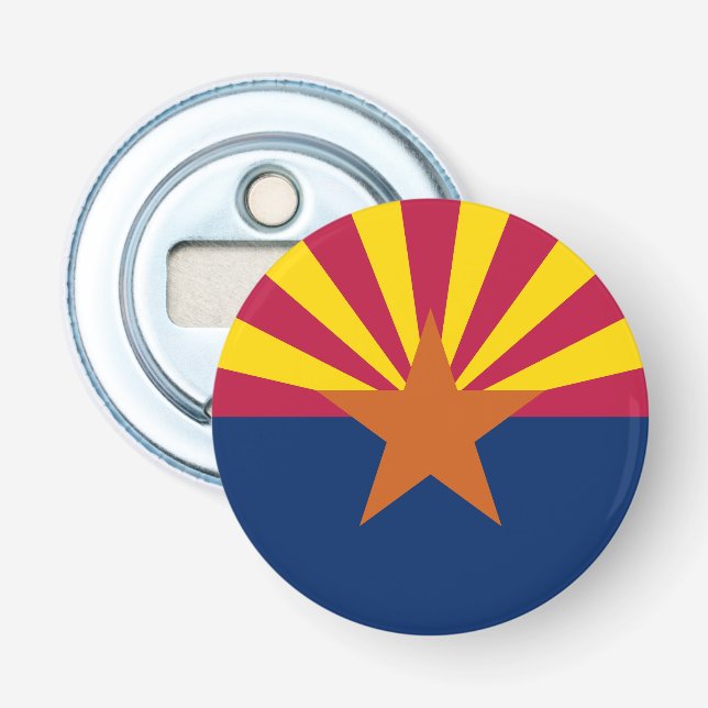 Abrebotellas Bandera del estado de Arizona (Anverso)
