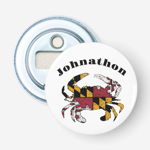 Abrebotellas Bandera del Estado de Maryland Crab