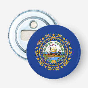 Abrebotellas Bandera del estado de New Hampshire