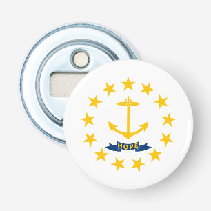 Abrebotellas Bandera del estado de Rhode Island