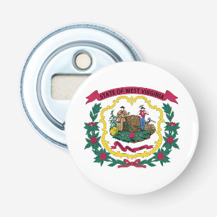 Abrebotellas Bandera del estado de Virginia Occidental