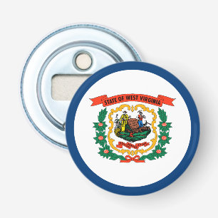 Abrebotellas Bandera del estado de Virginia Occidental
