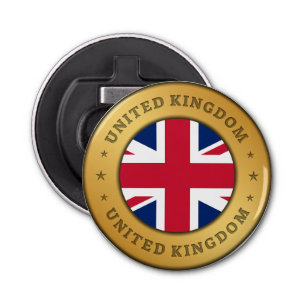 Abrebotellas Bandera del Reino Unido