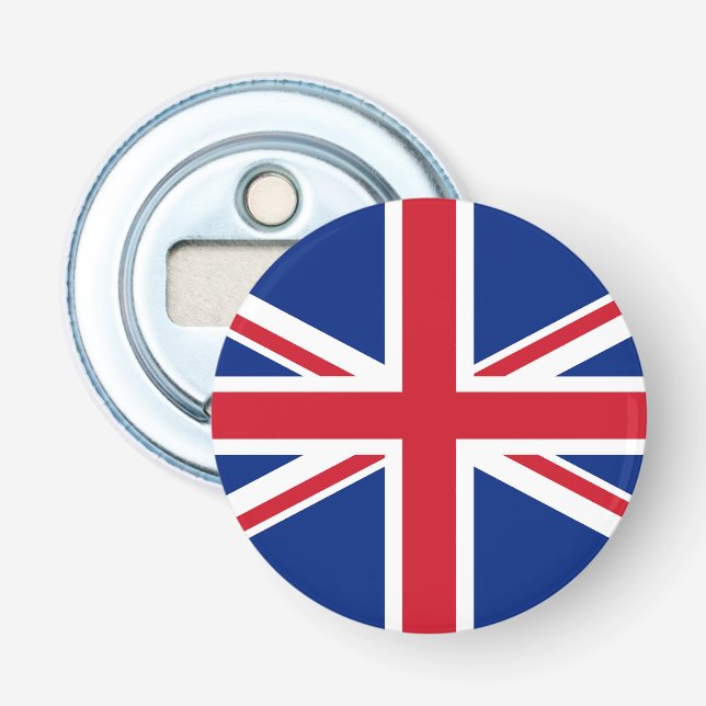 Abrebotellas Bandera del Reino Unido (Anverso)
