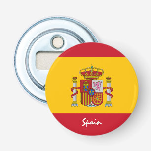 Abrebotellas Bandera española y fiesta/bebida deportiva España