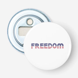 Abrebotellas Bandera estadounidense de la libertad para regalo