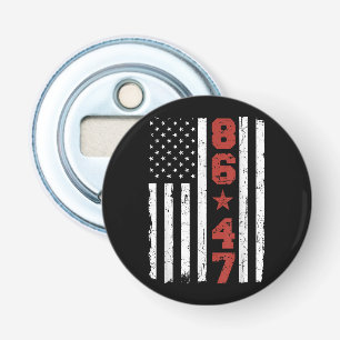 Abrebotellas Bandera estadounidense retro vintage 86 47 anti Tr