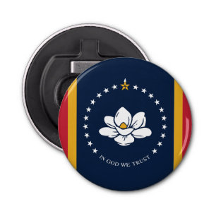 Abrebotellas Bandera Estatal de Misisipi Estados Unidos