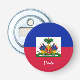 Abrebotellas Bandera haitiana y bebida deportiva/fiesta haitian