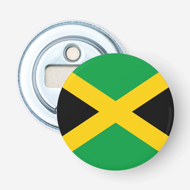 Abrebotellas Bandera jamaicana (Anverso)