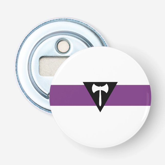 Abrebotellas Bandera lesbiana del orgullo (Anverso)