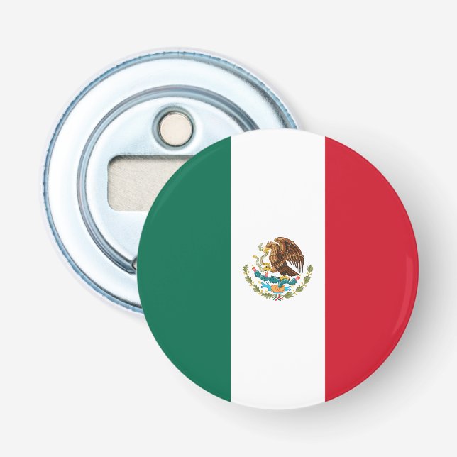 Abrebotellas Bandera Mexicana (Anverso)